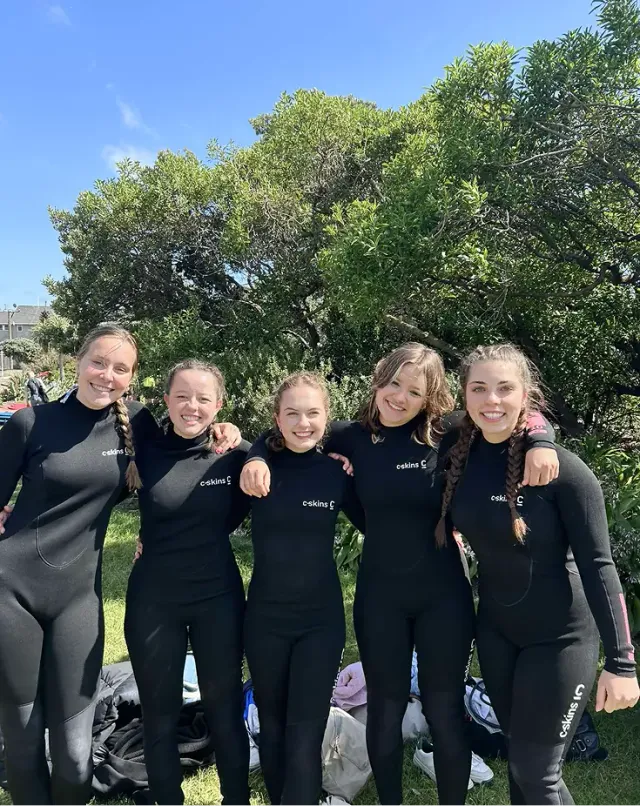Gruppenbild Neuseeland Wassersport