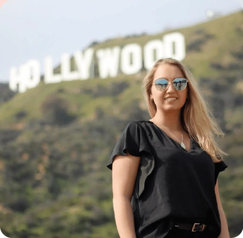 Sabrina aus dem Team von Kulturwerke Deutschland auf Reisen