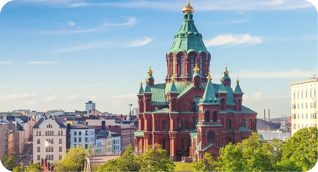Vorschaubild zum Film über Finnland: Uspenski-Kathedrale über den Dächern von Helsinki