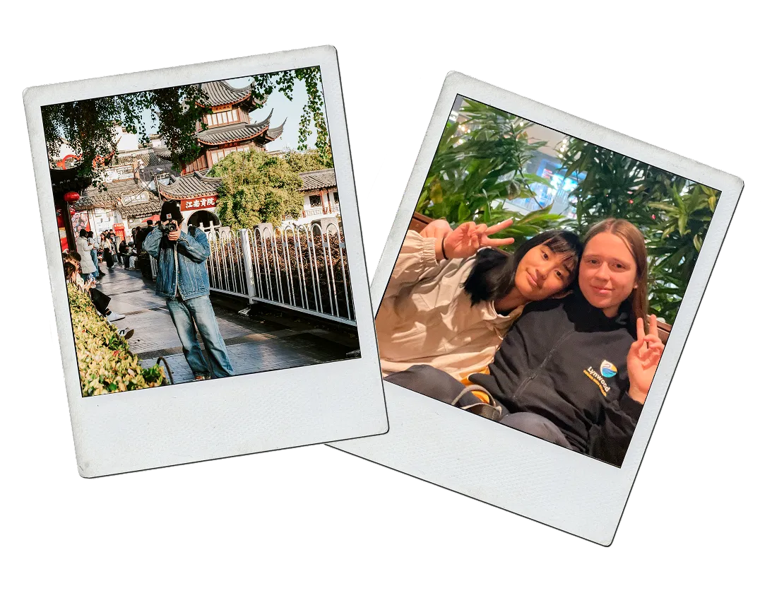 Polaroid-Collage: Chinas Kultur aus nächster Nähe kennenlernen
