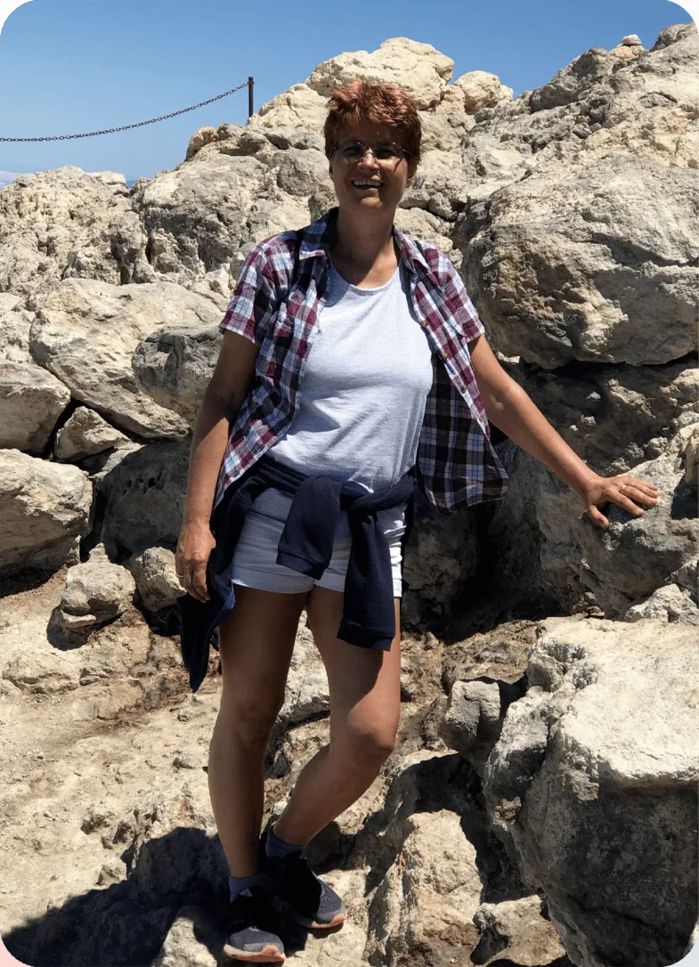Christina aus dem Team von Kulturwerke Deutschland auf Reisen
