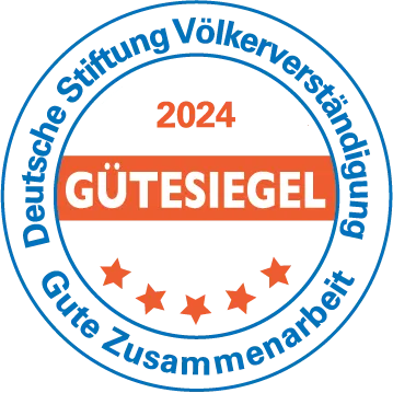 Gütesiegel 2024 der Deutschen Stiftung Völkerverständigung für gute Zusammenarbeit
