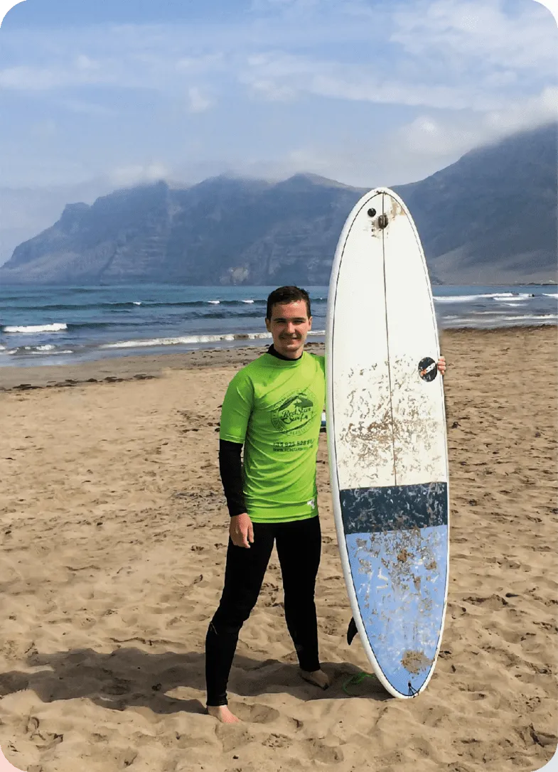 Bastian aus dem Team von Kulturwerke Deutschland auf Reisen