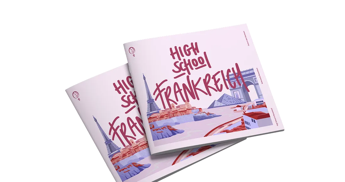 Broschürencover: High School Frankreich