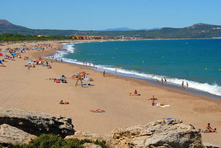 Tarde en la playa de Llevant