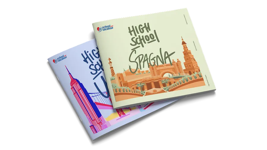 Due cataloghi "High School Spagna" di School and Vacation