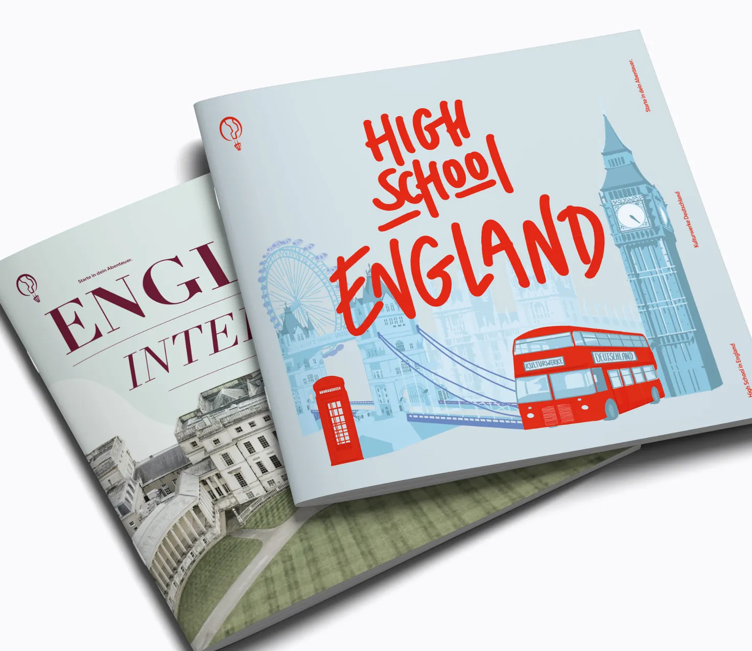 Broschürencover: High School England