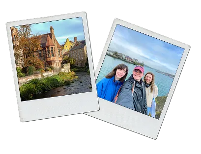 Polaroid-Collage: Schottische Kultur im Schüleraustausch erleben