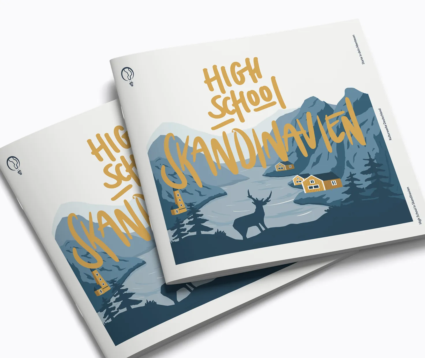 Broschürencover: High School Skandinavien