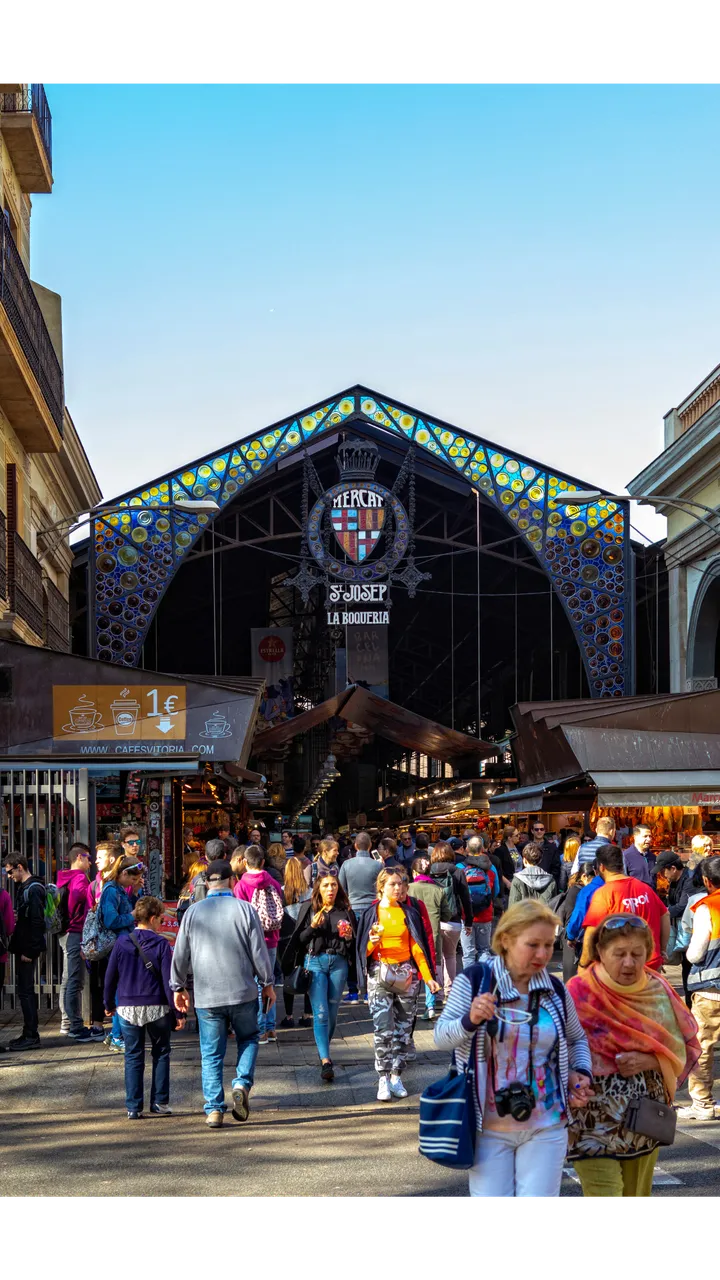 Ramblas e Mercato della Boqueria: mezza giornata