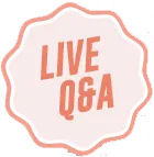 Distintivo LIVE Q&A