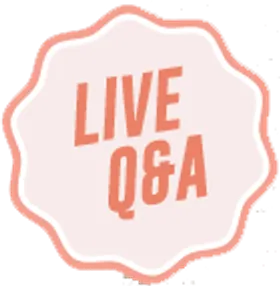 Distintivo LIVE Q&A