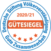 Gütesiegel der Deutschen Stiftung Völkerverständigung 2020/21 für gute Zusammenarbeit