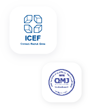Siegel: ICEF und QMJ Unterkunft