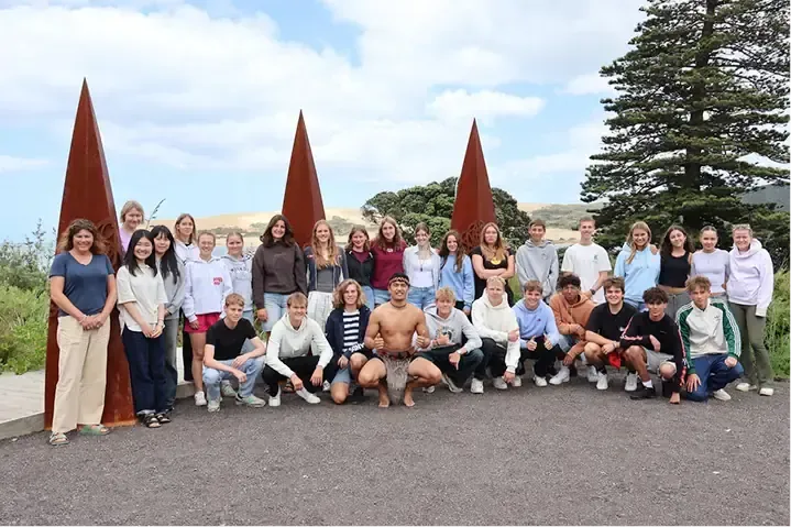 Gruppenfoto Neuseeland Maori