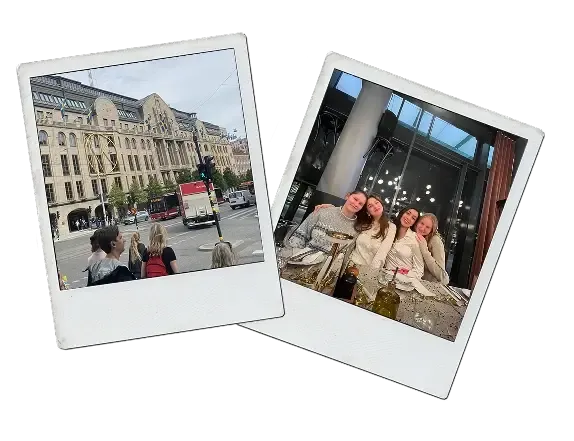 Polaroid-Collage: Die schwedische Kultur erleben