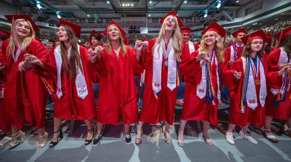 foto di gruppo USA diploma