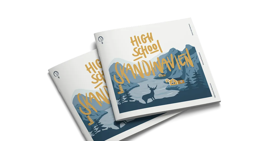 Broschürencover: High School Skandinavien